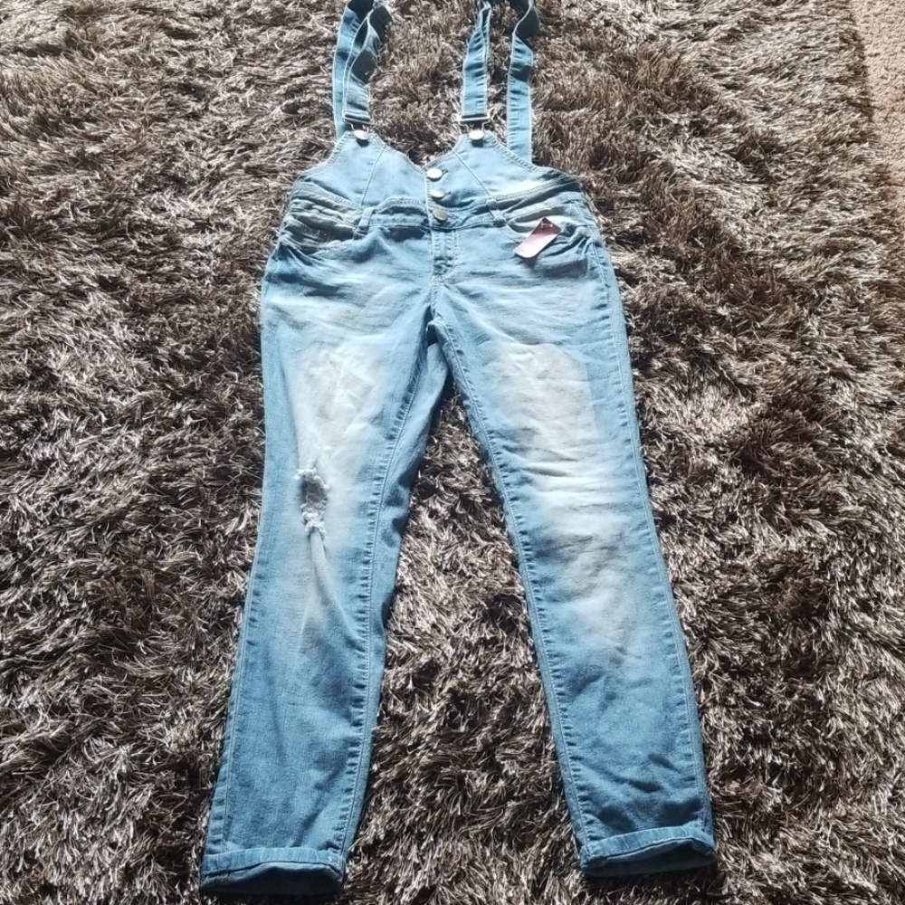 No Boundaries Roll cuff overall